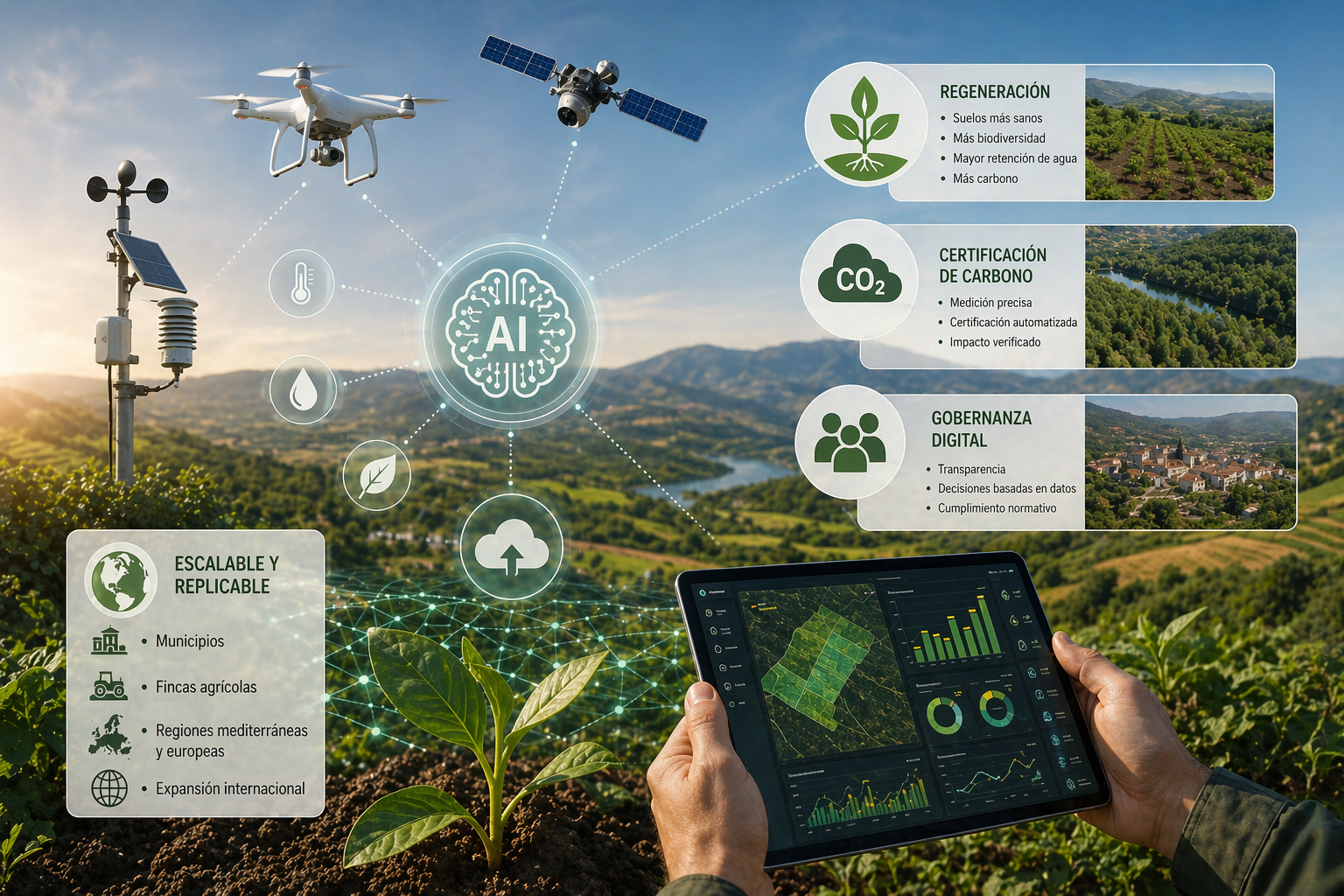 Una plataforma única donde la innovación transforma el territorio