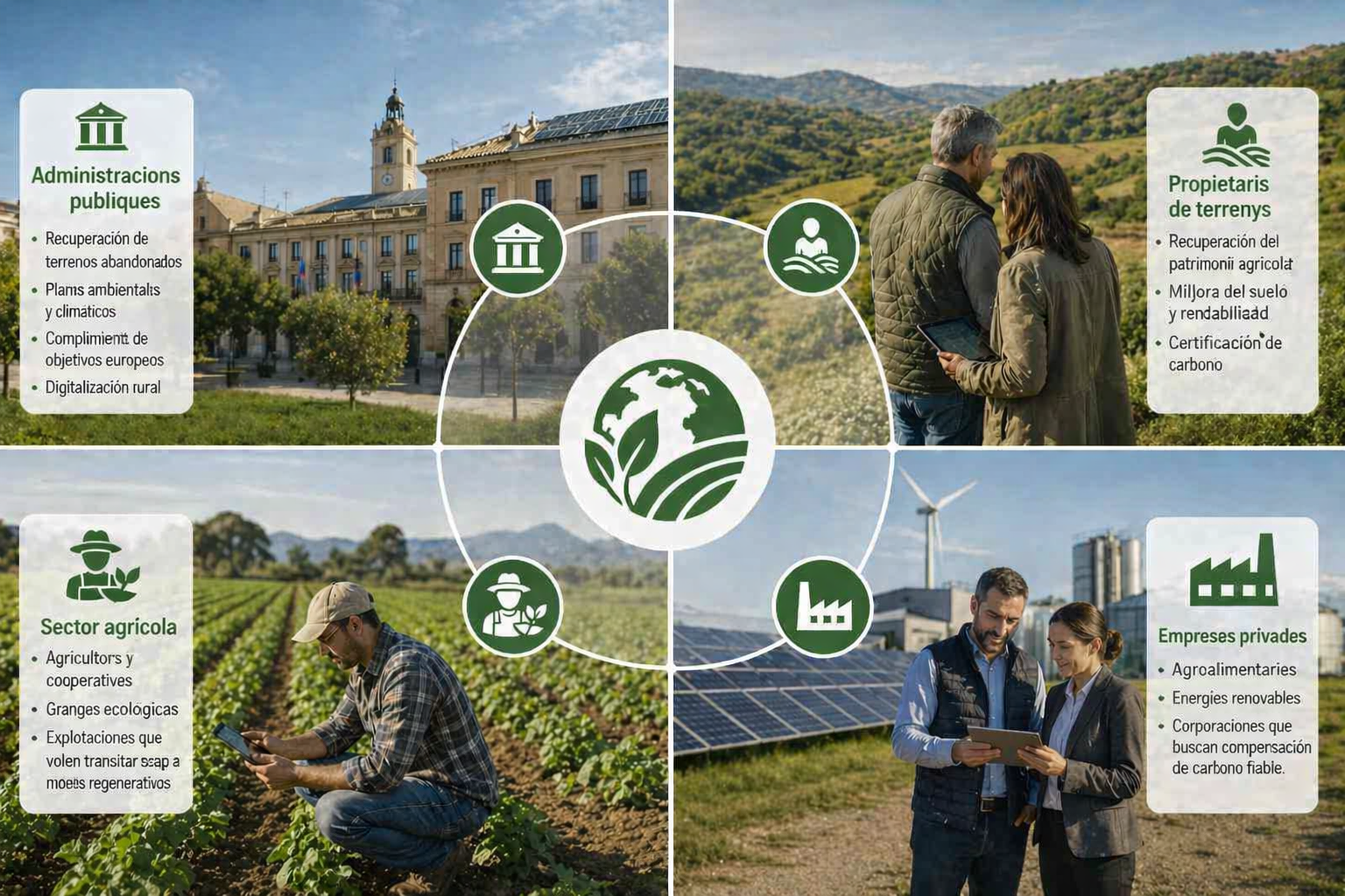 Aliats per regenerar el territori i crear valor sostenible